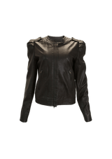 LAMBSKIN LEATHER JACKET 36