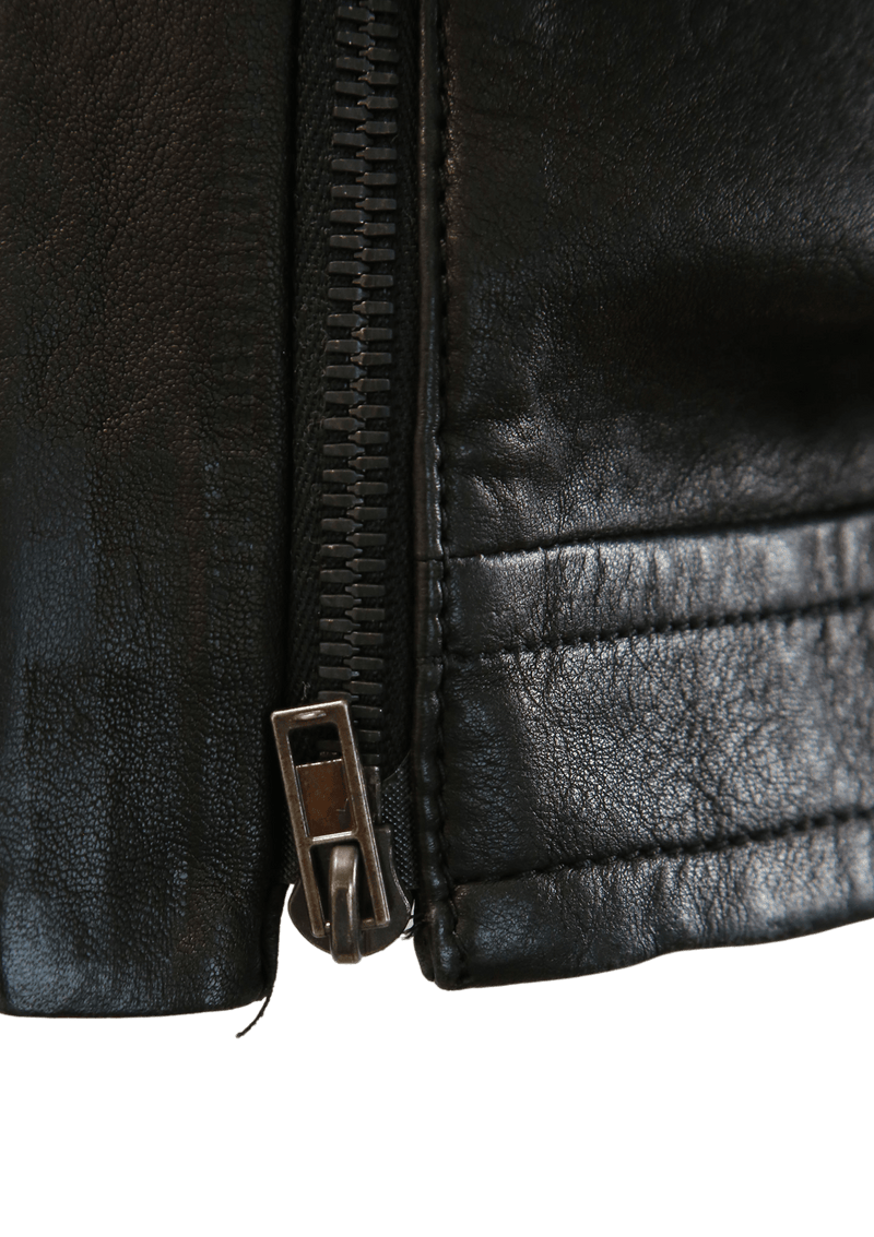 LAMBSKIN LEATHER JACKET 36