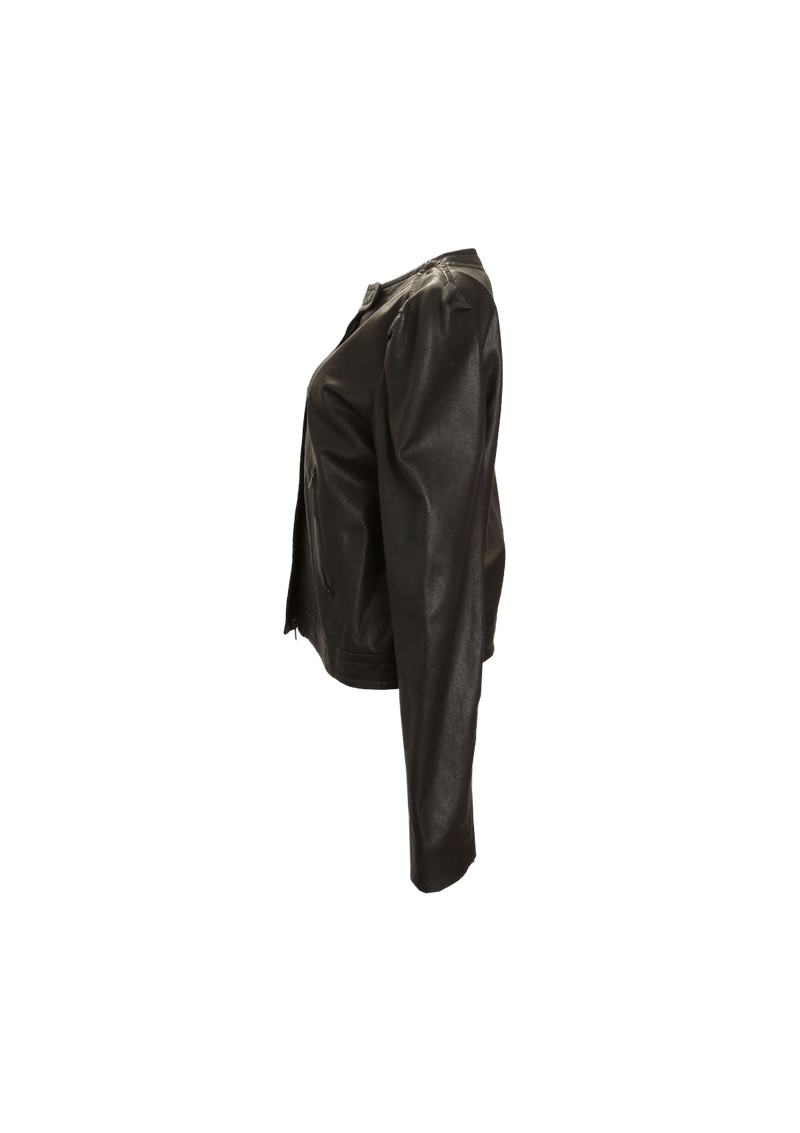 LAMBSKIN LEATHER JACKET 36