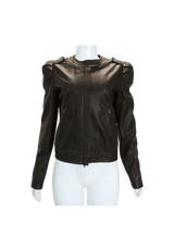 LAMBSKIN LEATHER JACKET 36