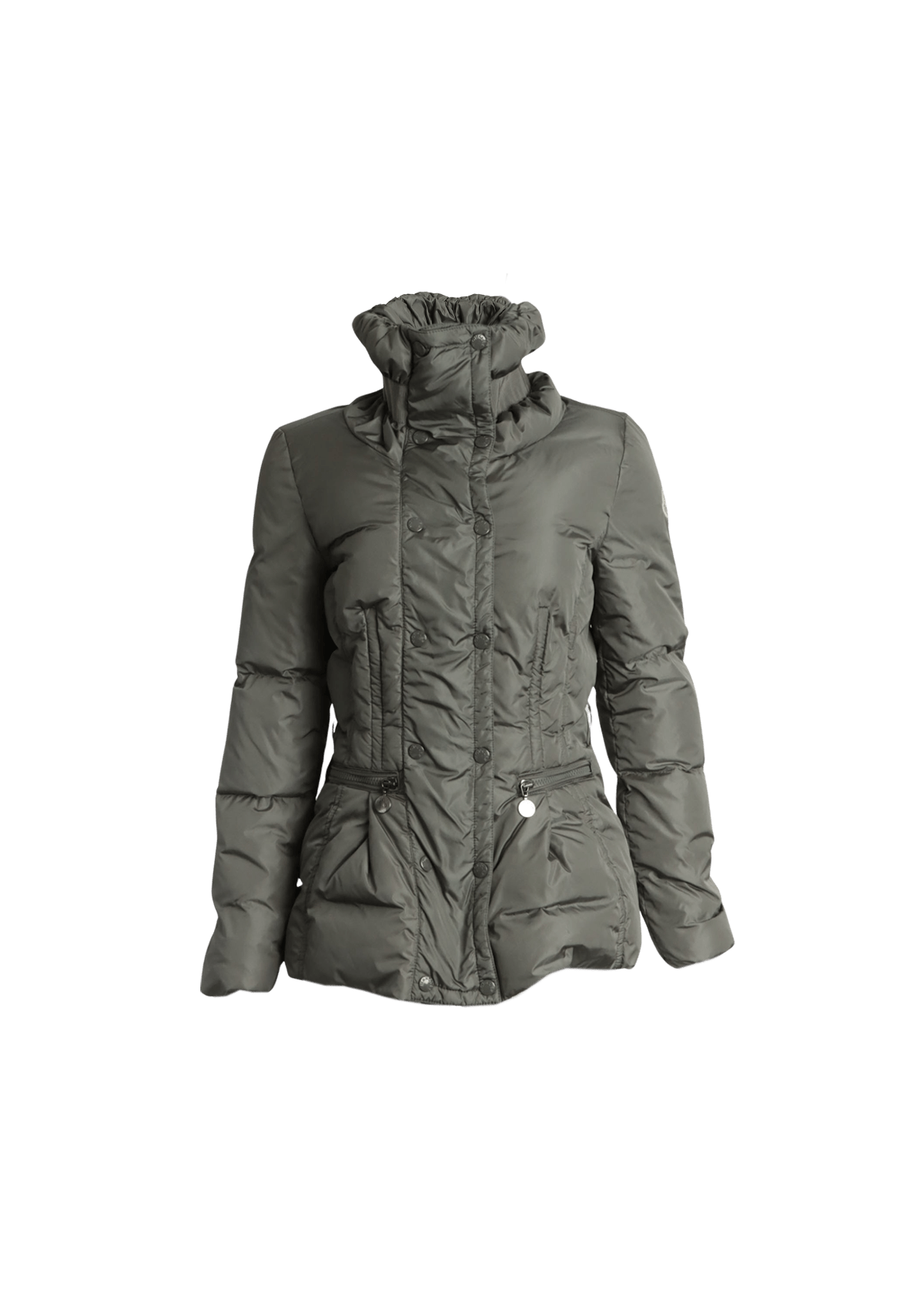 JAQUETA MONCLER DOWN JACKET CINZA 40 ORIGINAL – Gringa