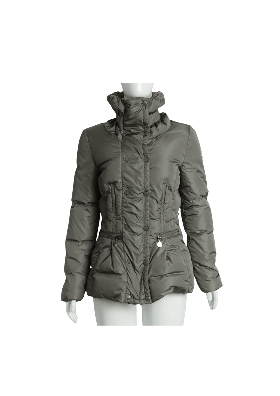 JAQUETA MONCLER DOWN JACKET CINZA 40 ORIGINAL – Gringa