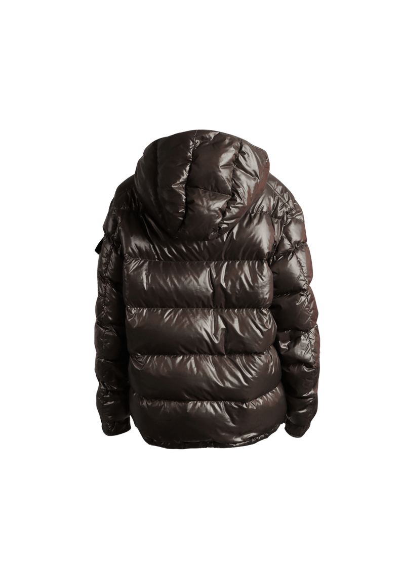 JAQUETA MONCLER MAYA JACKET MARROM 46 ORIGINAL Gringa