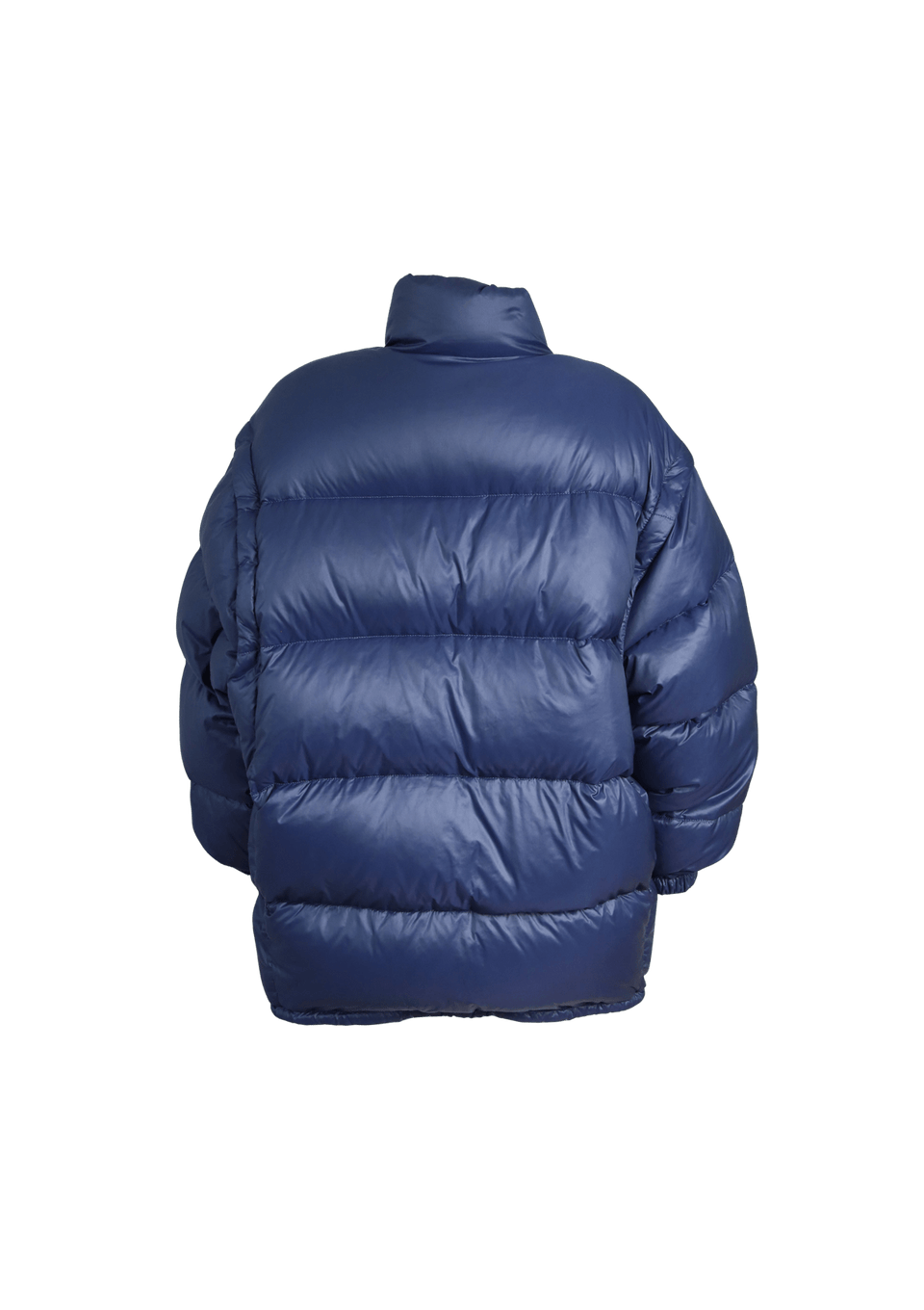 JAQUETA PRADA NYLON PUFFER DOWN JACKET 38 AZUL ORIGINAL – Gringa
