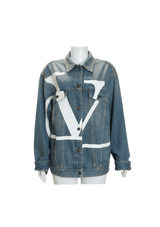 VLOGO DENIM JACKET 38