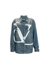 VLOGO DENIM JACKET 38