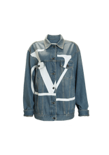 VLOGO DENIM JACKET 38