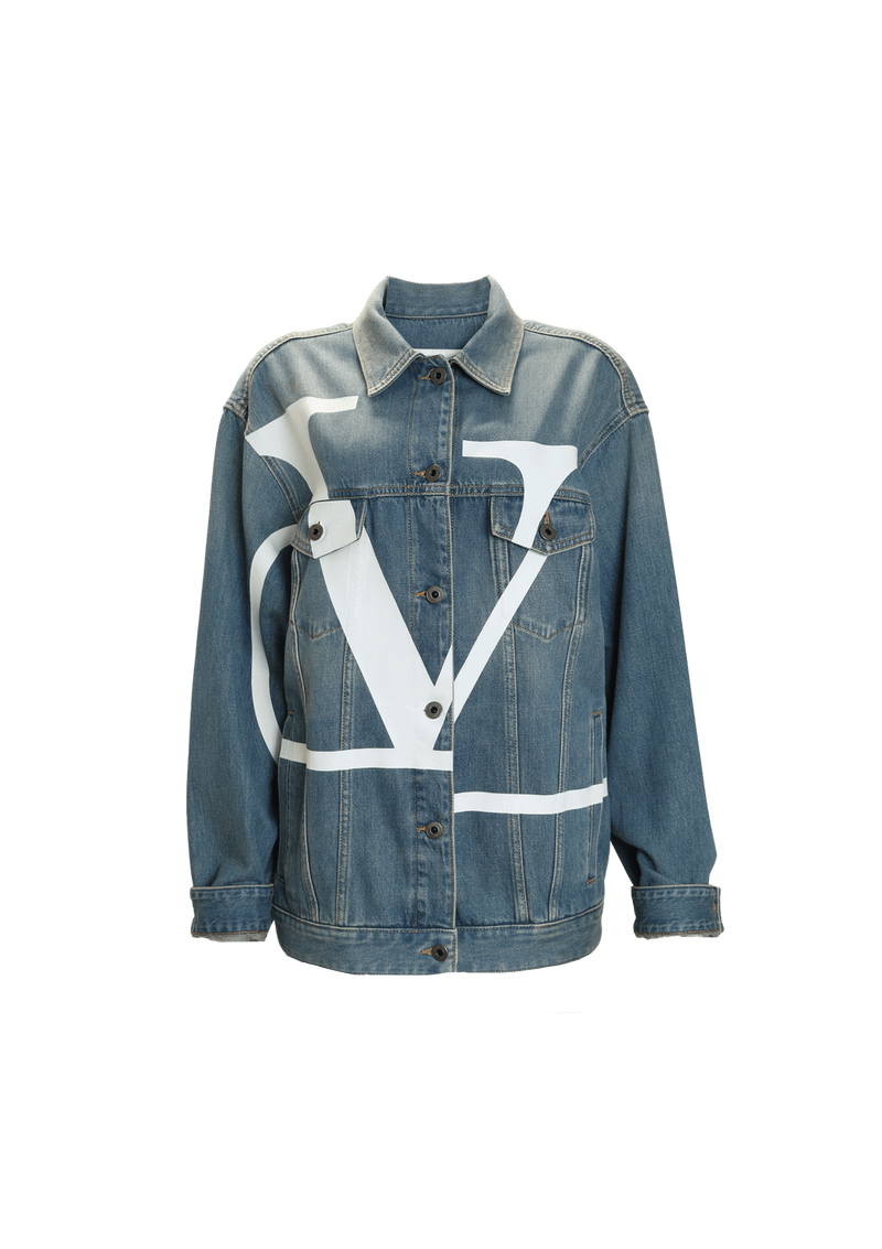 VLOGO DENIM JACKET 38