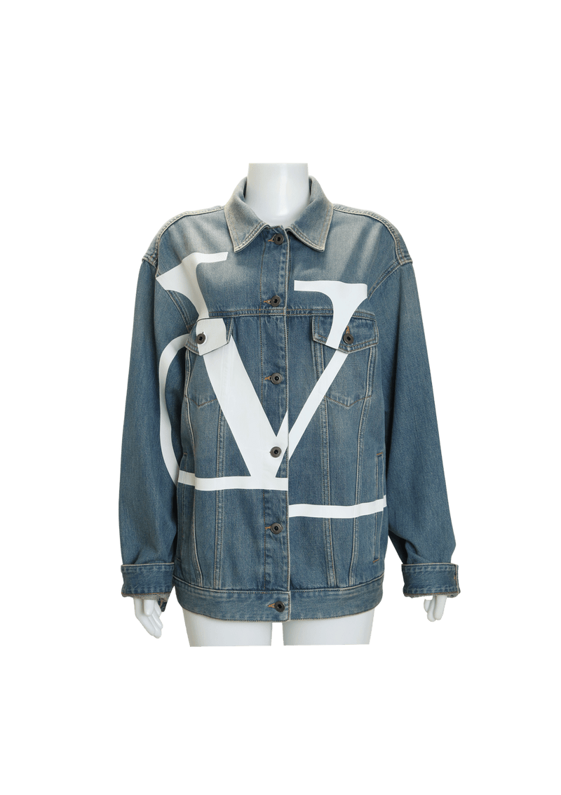 VLOGO DENIM JACKET 38