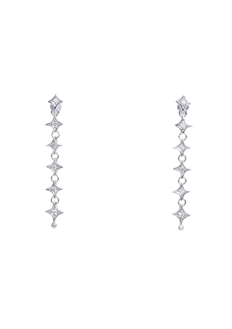 CLASSIC STARS DIAMONDS 18K EARRINGS