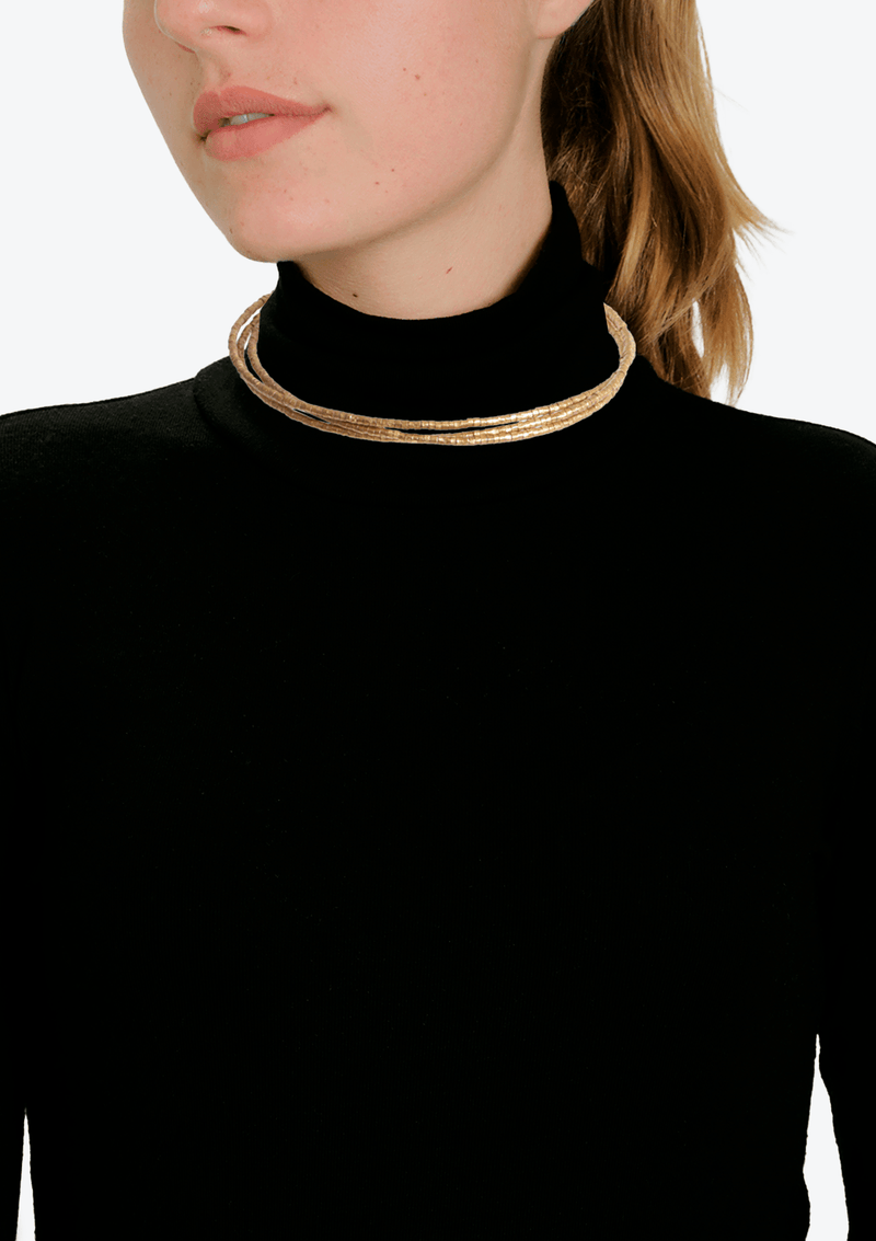 FLUID GOLD 18K NECKLACE