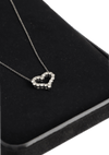 DIAMOND HEART PLATINUM NECKLACE