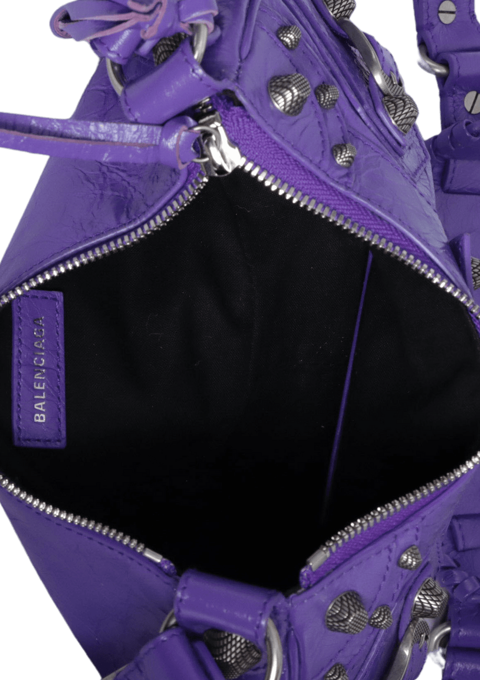 BOLSA BALENCIAGA LE CAGOLE XS ROXO ORIGINAL – Gringa