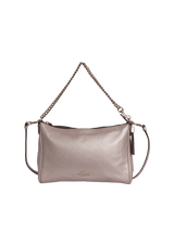 LEATHER CHAIN CROSSBODY BAG