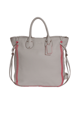 LEATHER TALL TATUM TOTE