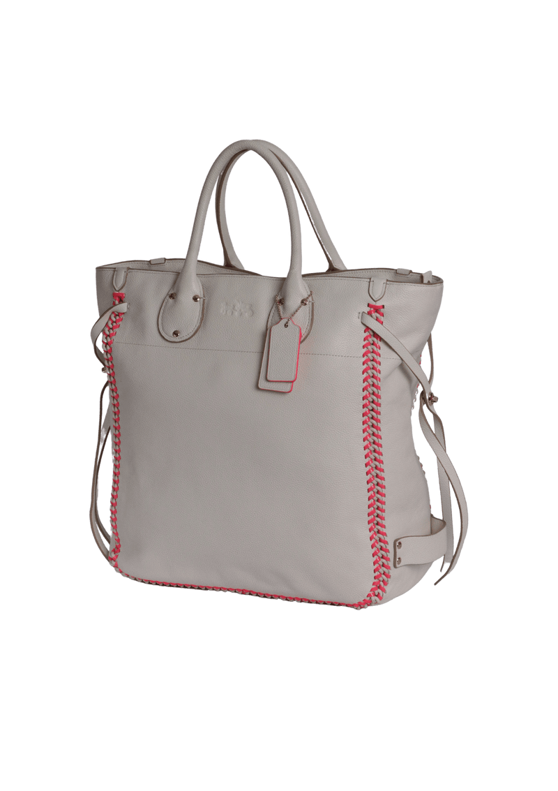 LEATHER TALL TATUM TOTE