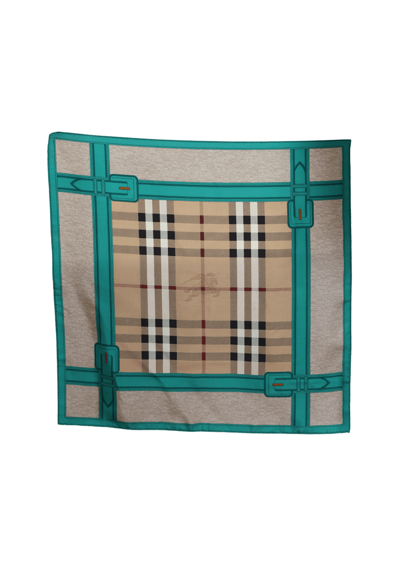 HAYMARKET CHECK SILK SCARF