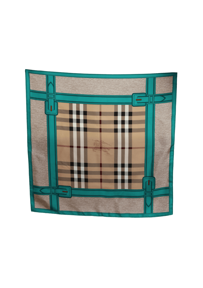 HAYMARKET CHECK SILK SCARF