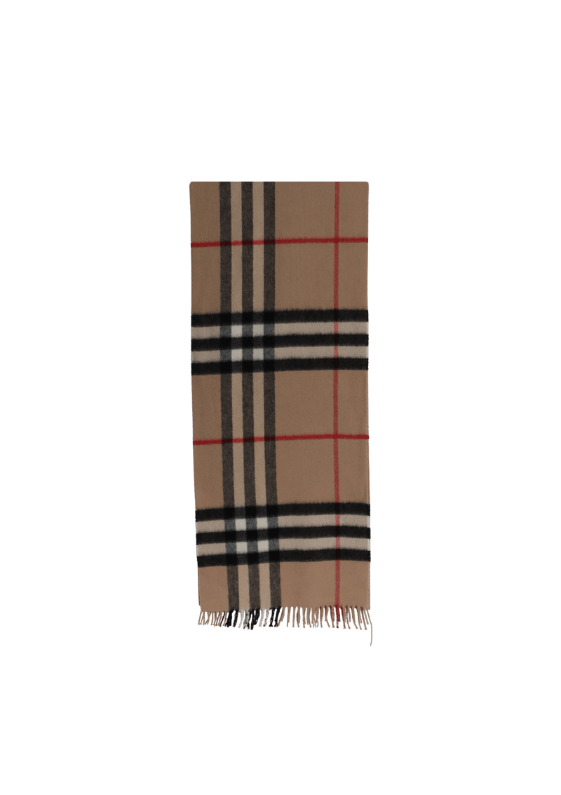 HOUSE CHECK FRINGE SCARF