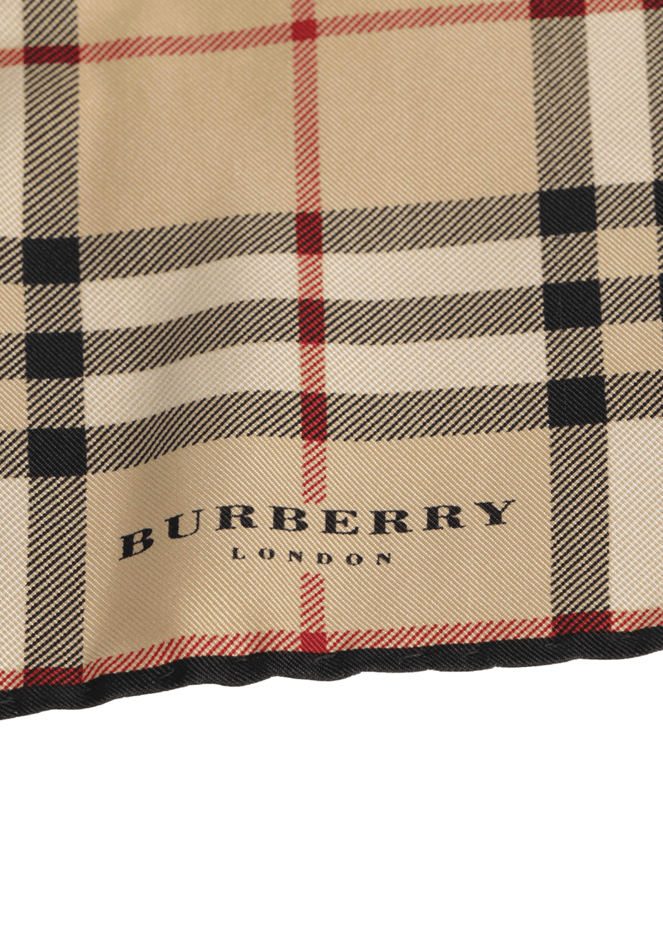 LENÇO BURBERRY HOUSE CHECK SILK SCARF BEGE ORIGINAL – Gringa