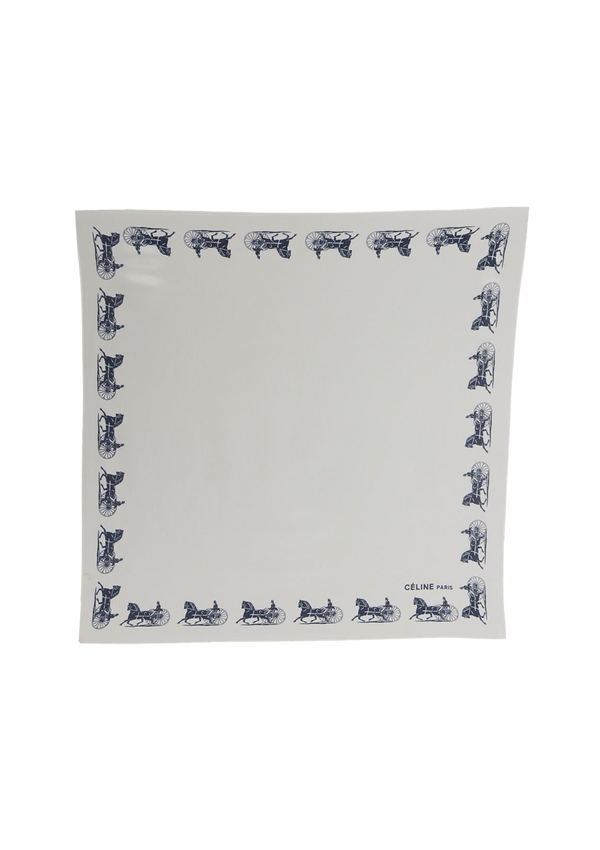 CARRIAGES SILK SCARF