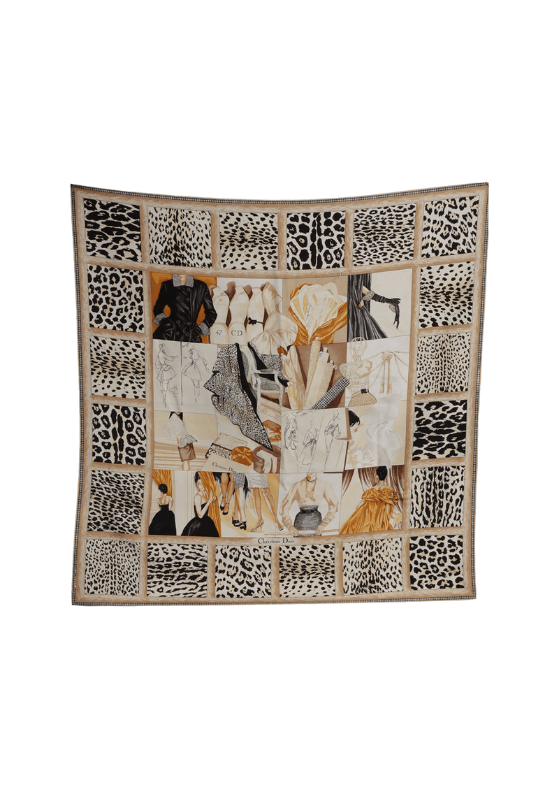 PRINTED SILK SCARF