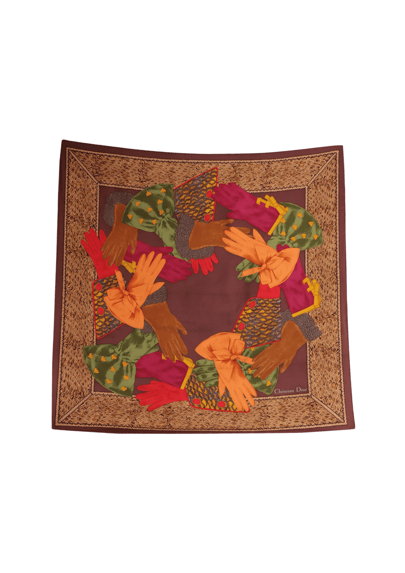 PRINTED SILK SCARF