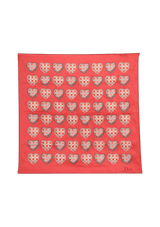 RUST HEARTS SCARF