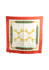 HORSEBIT AND WEB SILK SCARF