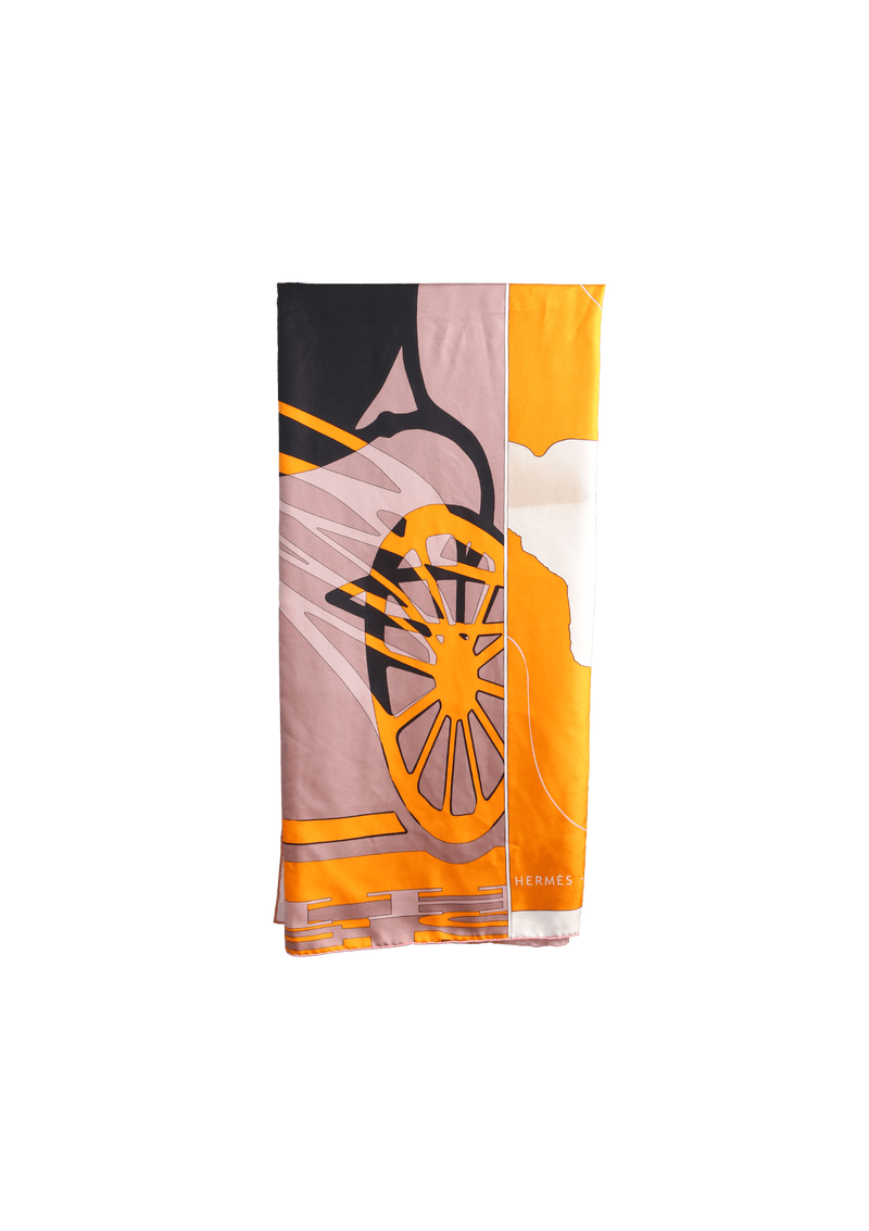 CALÉCHE, MORS & BOUTEILLES SILK SCARF