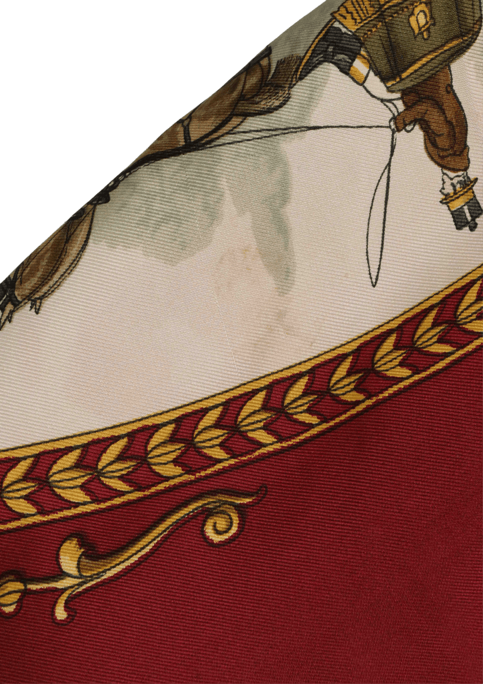 LENÇO HERMÈS LA PROMENADE DE LONGCHAMPS SCARF BEGE ORIGINAL – Gringa