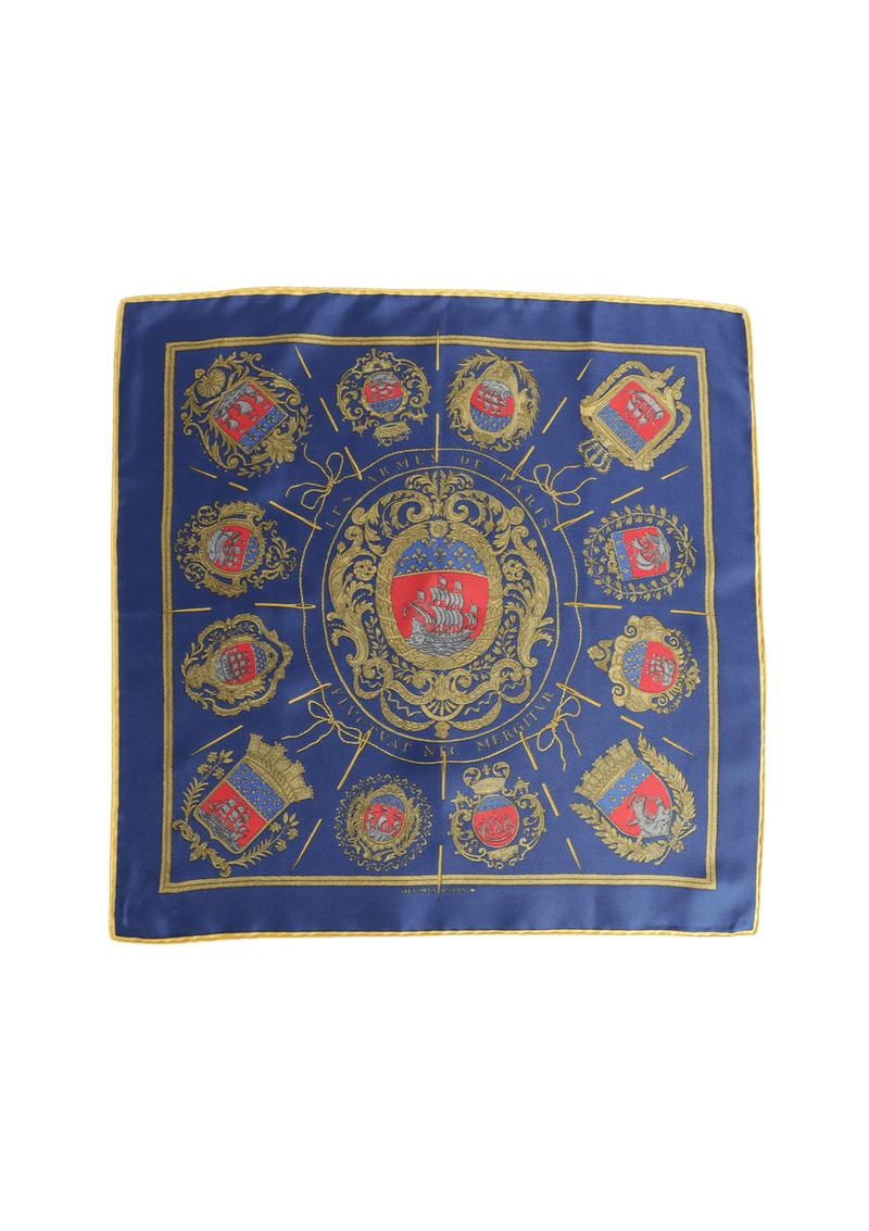 LES ARMES DE PARIS SILK TWILL 42 SCARF