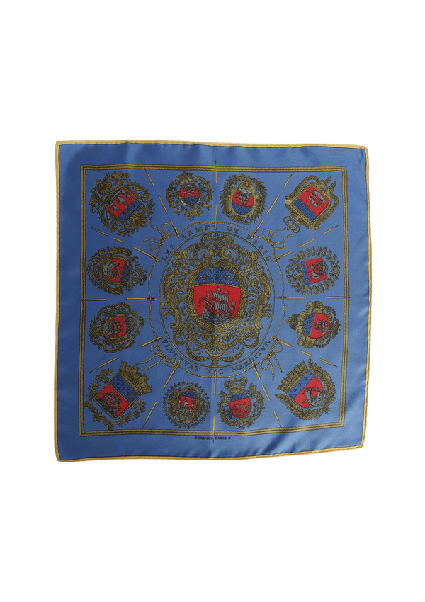 LES ARMES DE PARIS SILK TWILL 42 SCARF