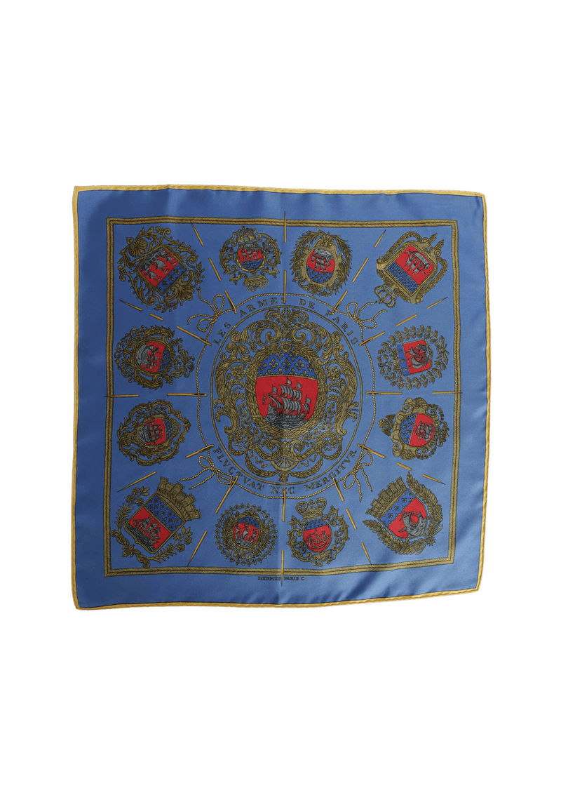 LES ARMES DE PARIS SILK TWILL 42 SCARF