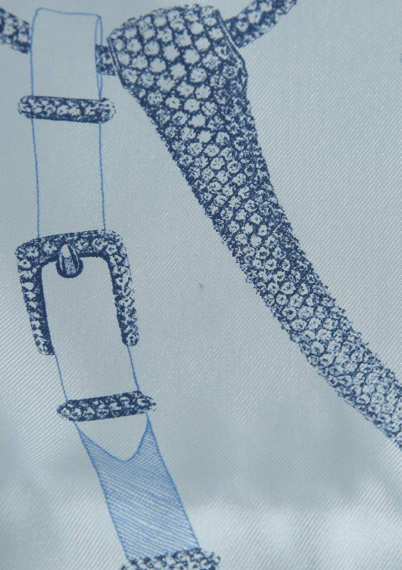 PLANCHE D'ETUDE POUR UNE PARURE DE GALA PRINTED SILK SCARF