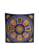 POSTE ET CAVALERIE SILK SCARF