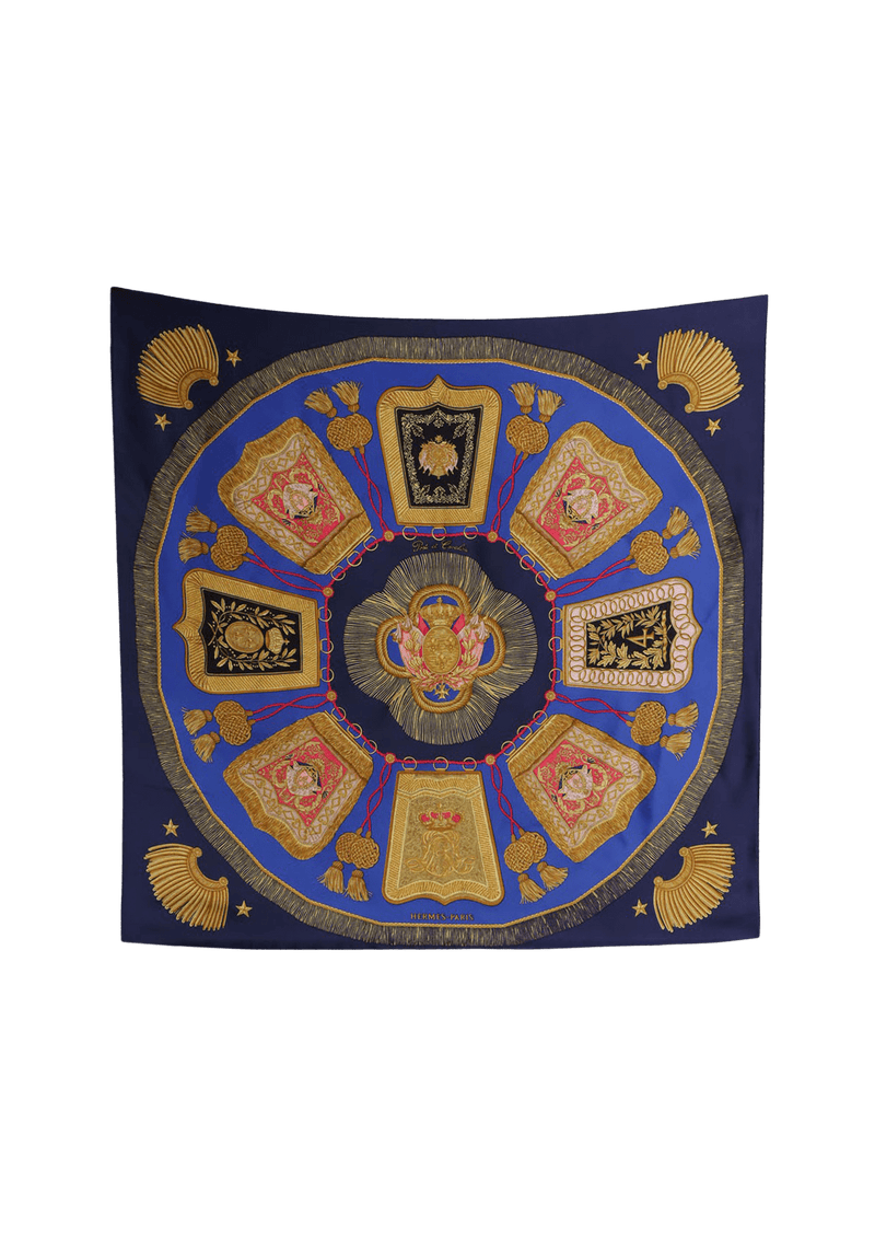 POSTE ET CAVALERIE SILK SCARF