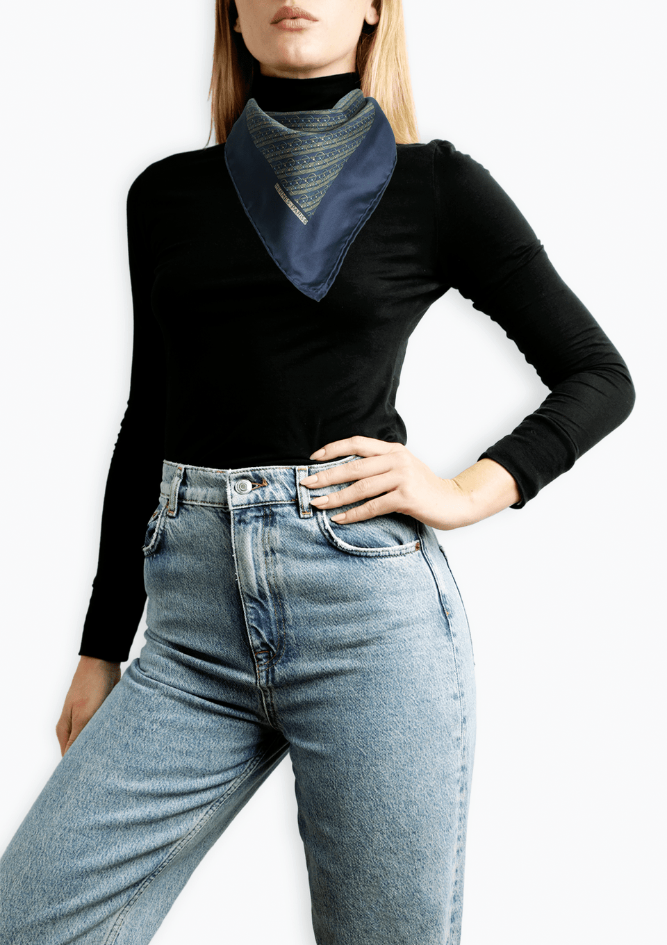 LENÇO HERMÈS PRINTED SILK SCARF AZUL ORIGINAL – Gringa