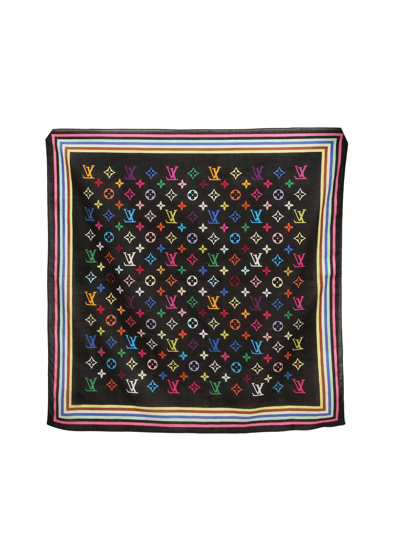 MONOGRAM MULTICOLORE SQUARE BANDANA