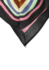 MONOGRAM MULTICOLORE SQUARE BANDANA