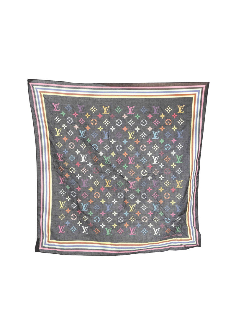 MONOGRAM MULTICOLORE SQUARE BANDANA