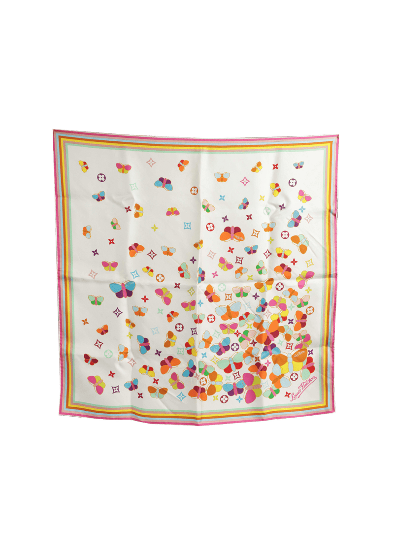 MONOGRAM SILK SCARF