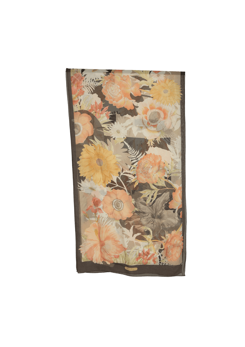 FLORAL SILK SCARF