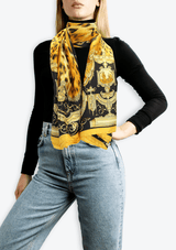 BARROQUE PRINT SQUARE SCARF