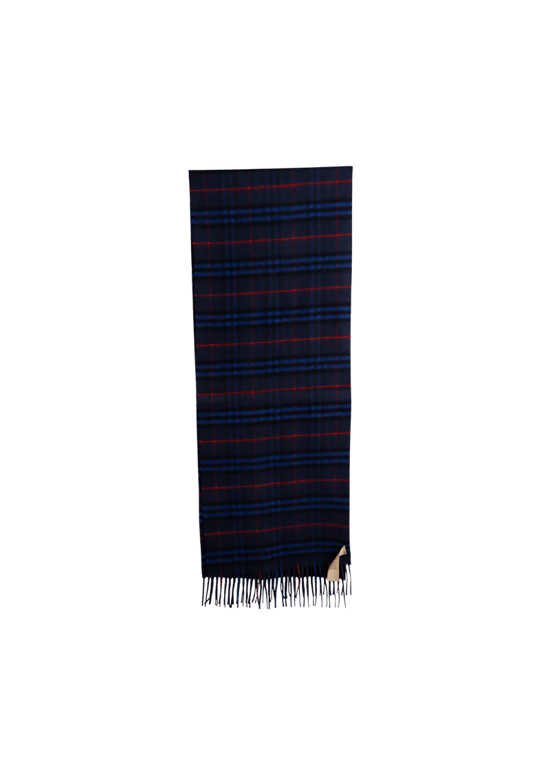 HOUSE CHECK FRINGE SCARF