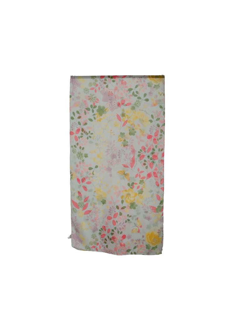 FLORAL SILK SCARF