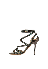 SNAKESKIN SANDALS 37