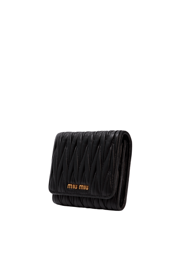 MATELASSÉ TRIFOLD WALLET