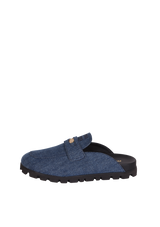 DENIM UPPER MULES 39
