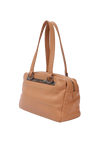 SQUARE STITCH BOWLER BAG